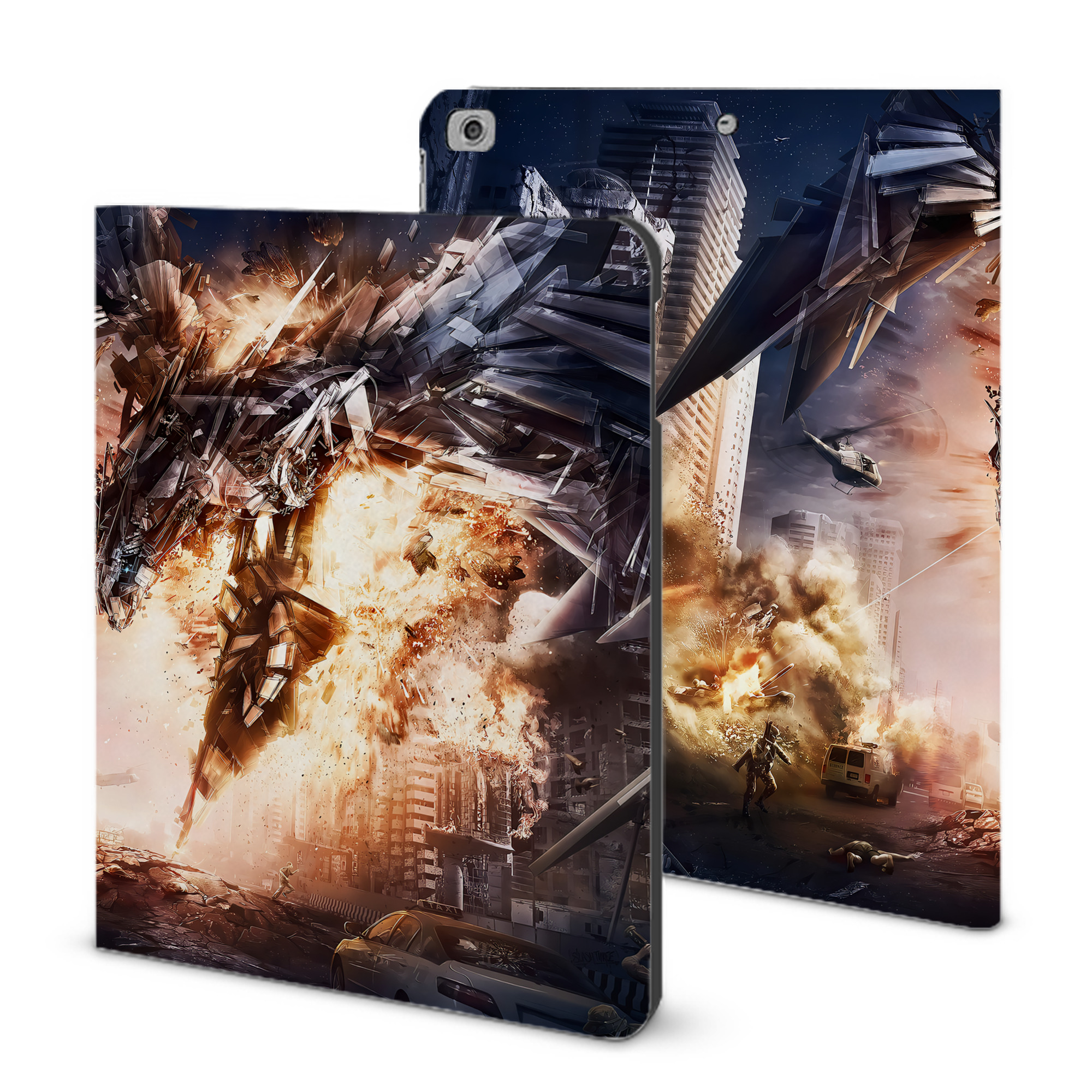 （画像用） Transformers トランスフォーマー IPad ケース ブック型 PUレザー TPU 耐衝撃 軽量 薄型 ペン収納なし 全面保護 IPad 各モデル対応